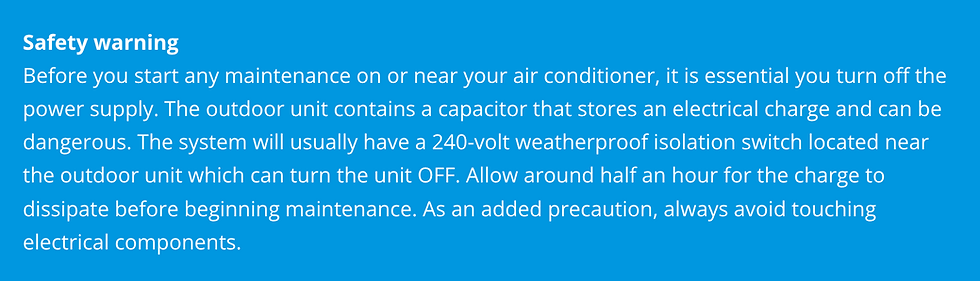 Getting your air conditioner summer ready
