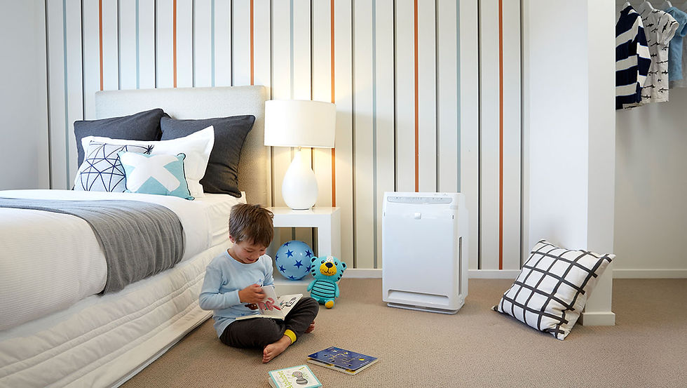 Child playing inside the room