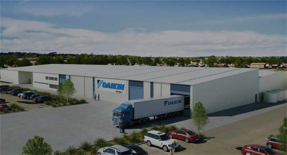 A company with its truck