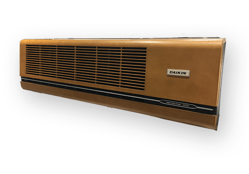 Brown air conditioner