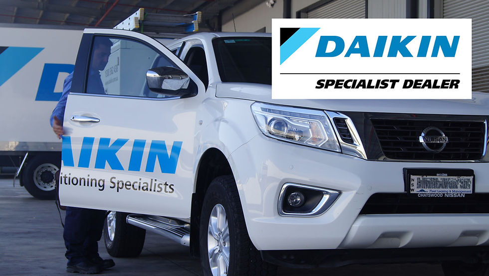 Look for the Daikin Specialist Dealer Logo
