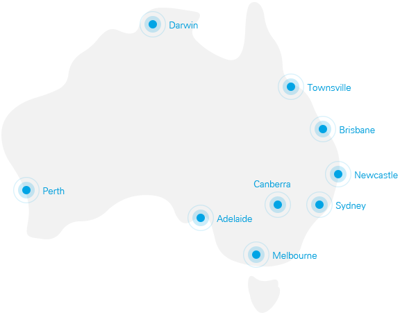 Daikin Australian Network Map