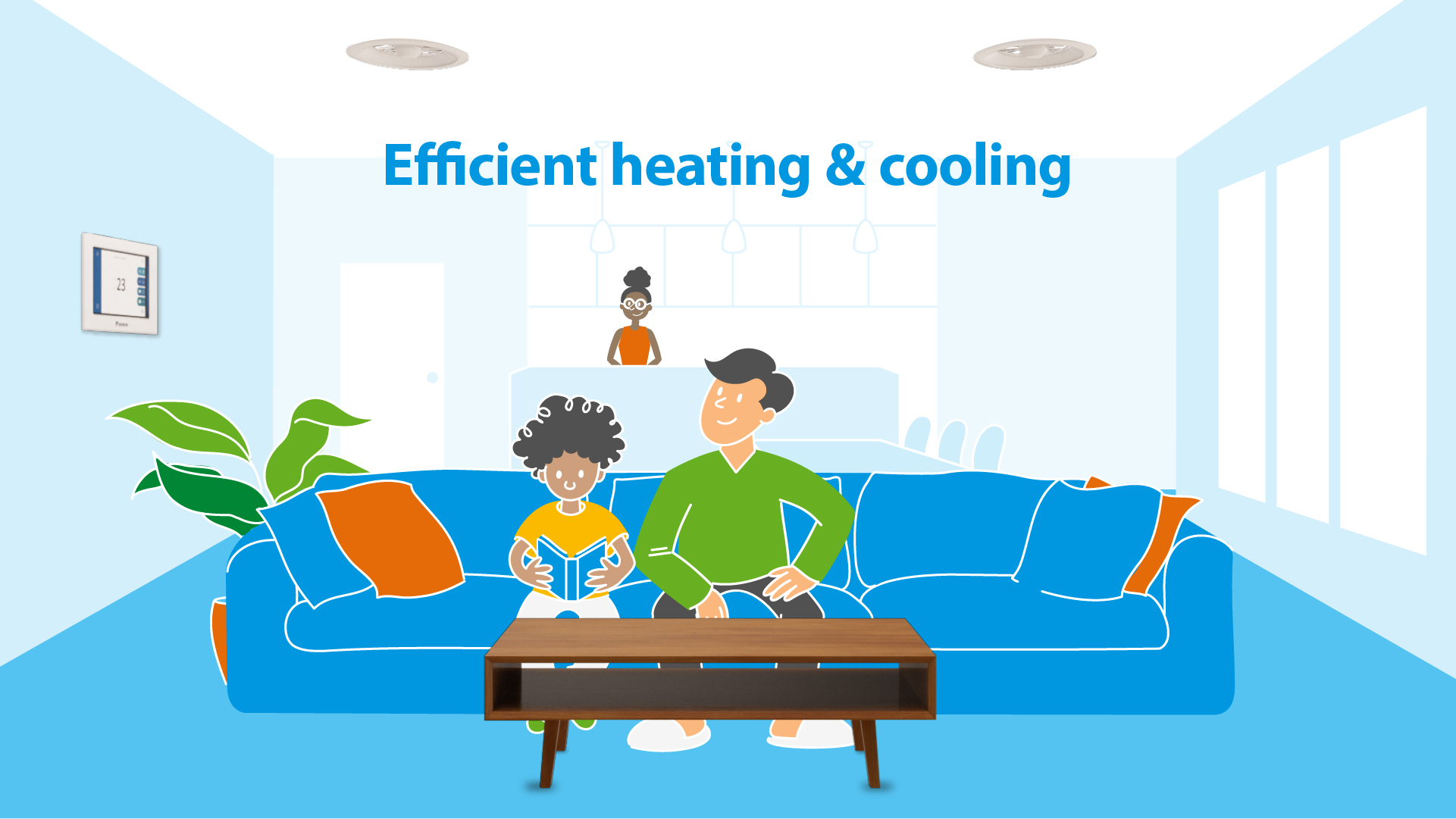 Efficient Heating & Cooling: